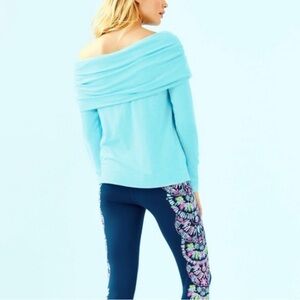 NWT Lilly Pulitzer Belinda Pullover in heathered Bali Blue size small
